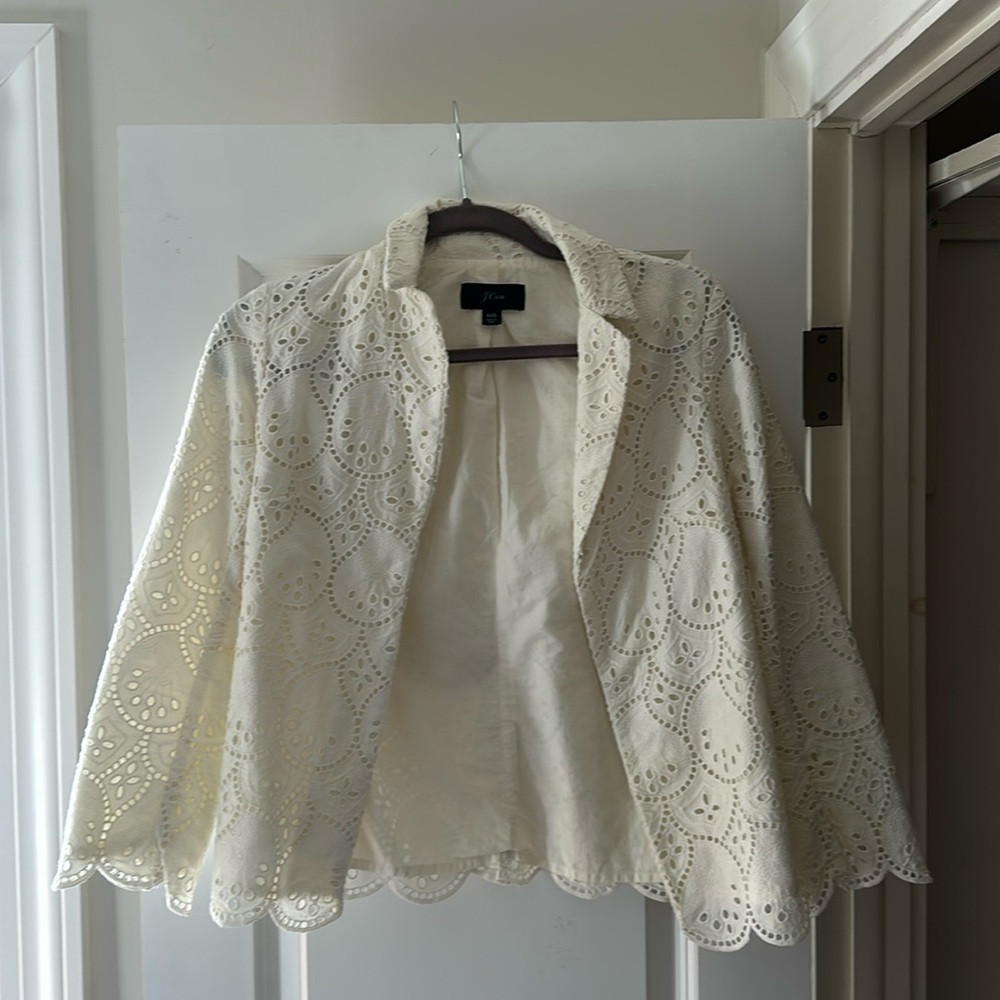 White J Crew Blazer